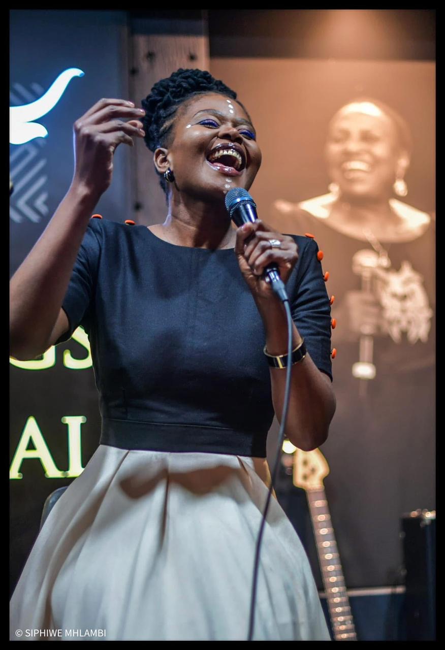 Siphokazi performing live on stage